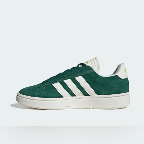 Adidas Grand Court Alpha 00s sneakers - 9 green suede with white stripes - Picture 5 of 11